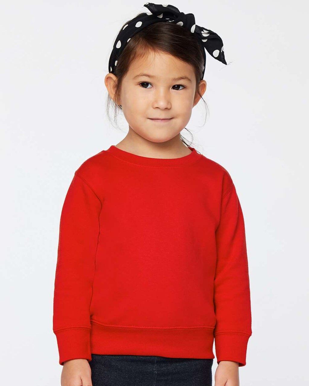 Rabbit Skins Toddler Fleece Crew Neck Long Sleeve Sweatshirt - 3317